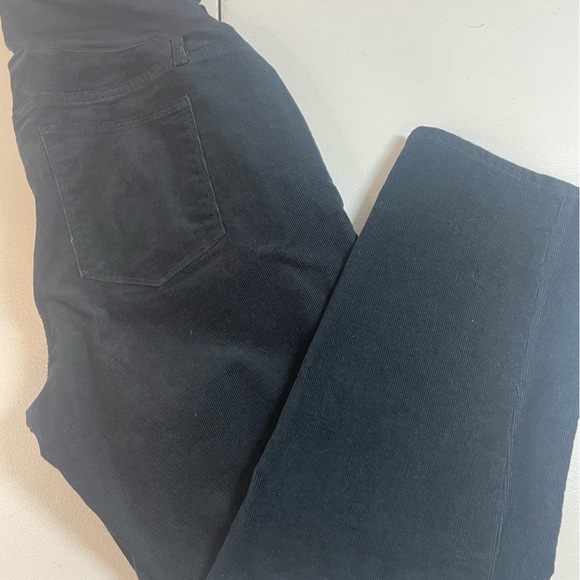 New GAP MATERNITY black Corduroy size 14 pants - Picture 2 of 3